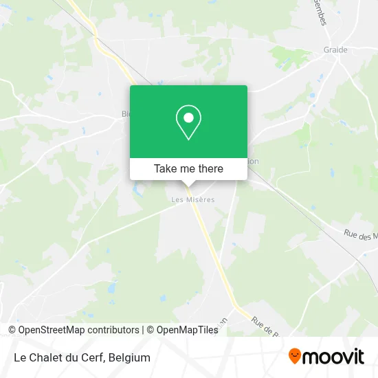 Le Chalet du Cerf map