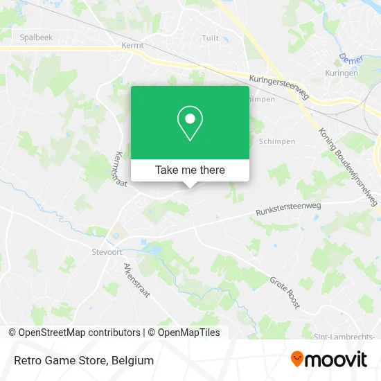 Retro Game Store map