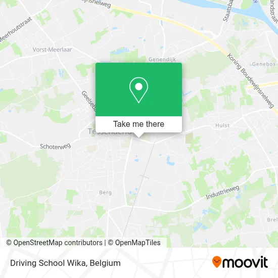 Driving School Wika map