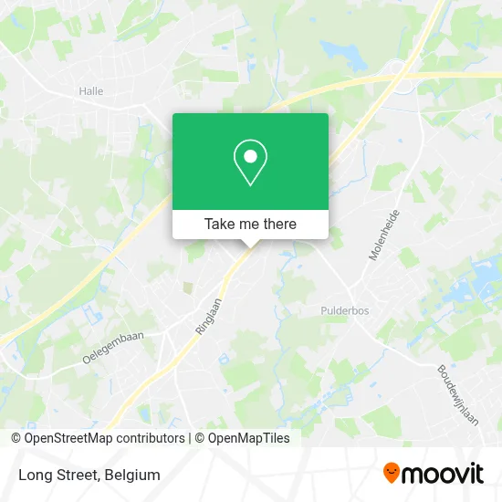 Long Street map