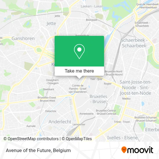 Avenue of the Future map