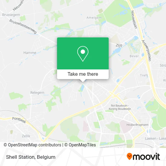 Shell Station map