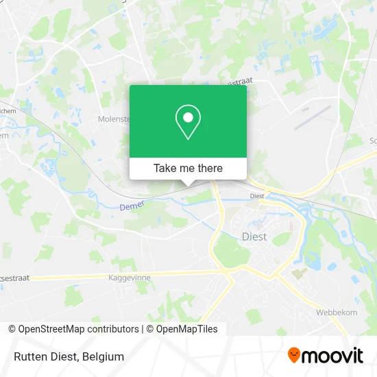 Rutten Diest map