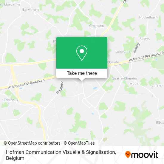 Hofman Communication Visuelle & Signalisation map