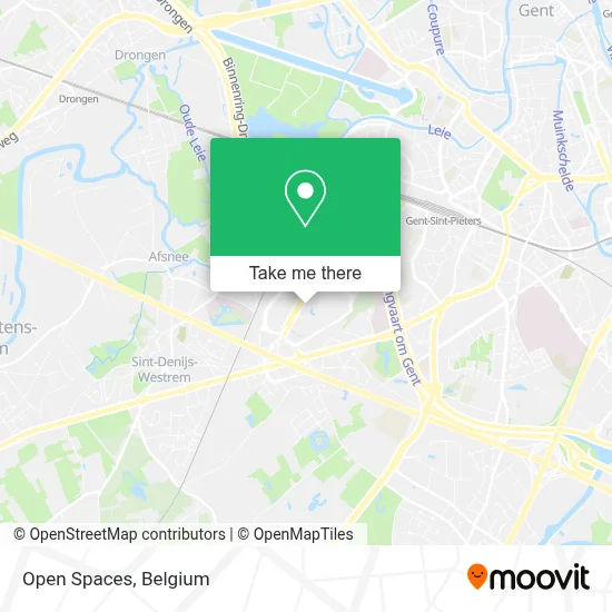 Open Spaces map