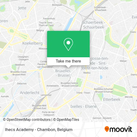 Ihecs Academy - Chambon map