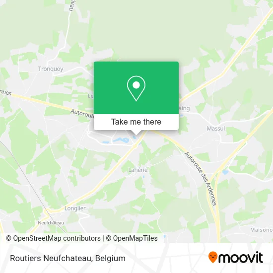 Routiers Neufchateau map