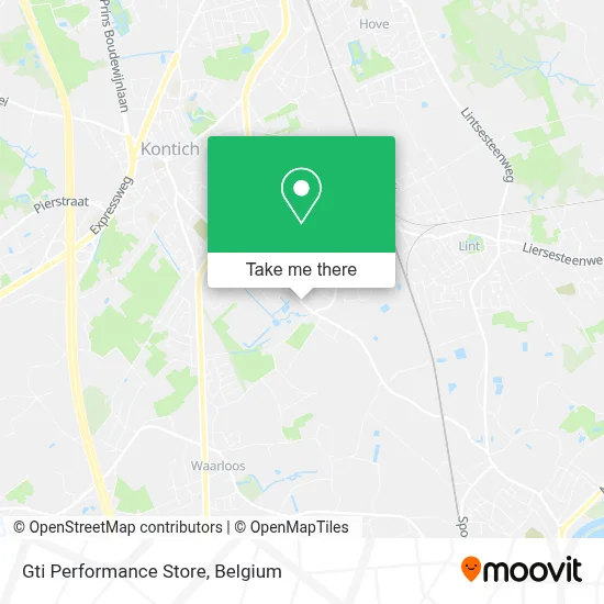 Gti Performance Store map