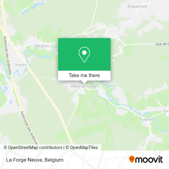 La Forge Neuve map