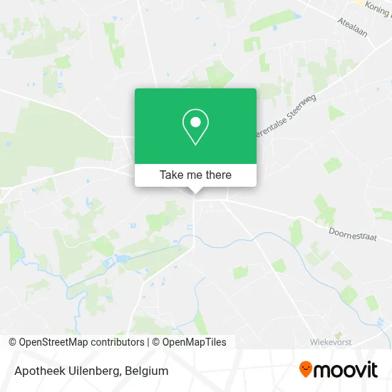 Apotheek Uilenberg map