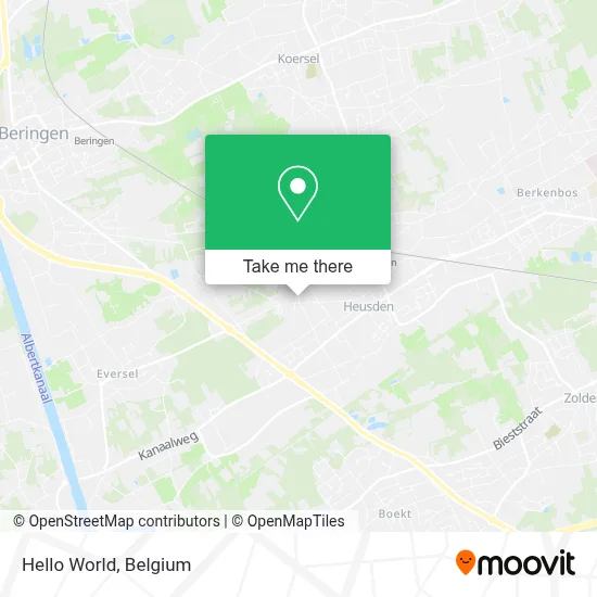 Hello World map