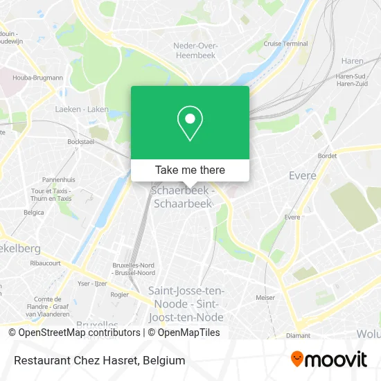 Restaurant Chez Hasret map