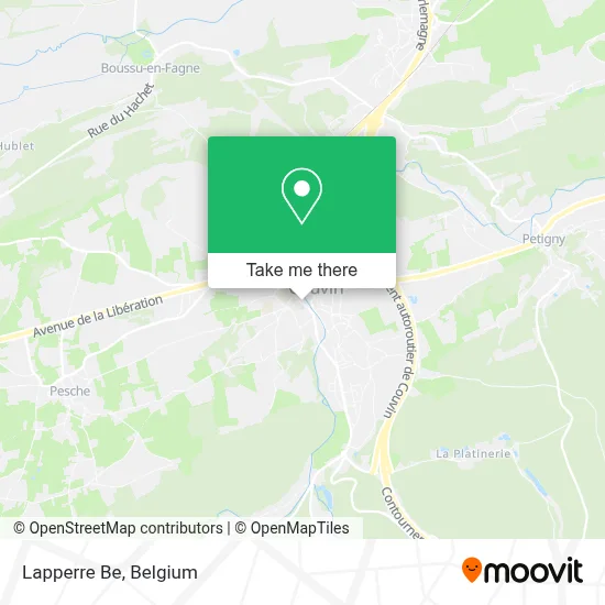 Lapperre Be map