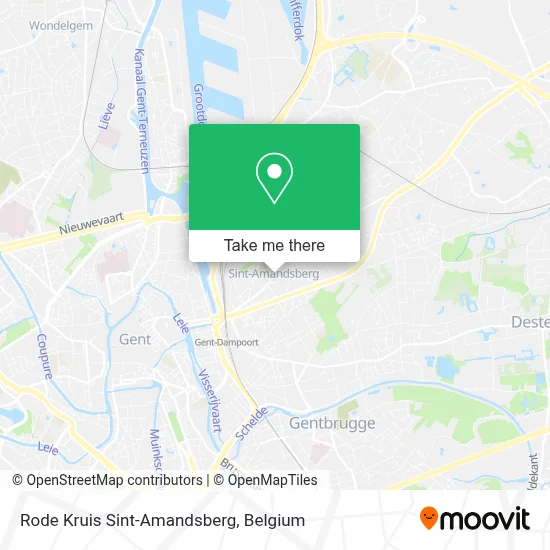 Rode Kruis Sint-Amandsberg map