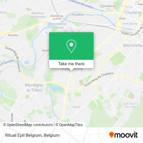 Ritual Epil Belgium map