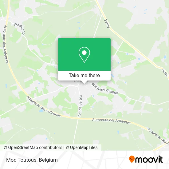Mod'Toutous map