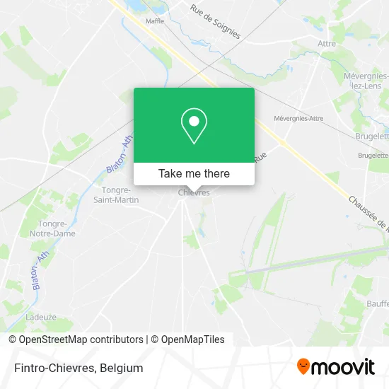 Fintro-Chievres map