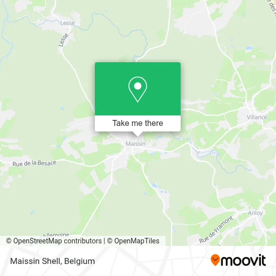 Maissin Shell map