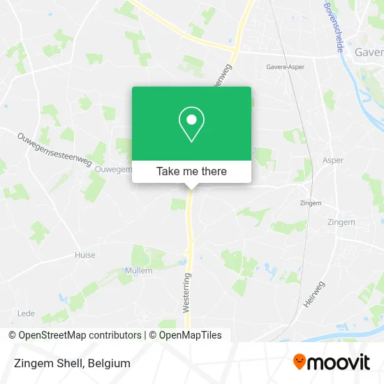Zingem Shell map