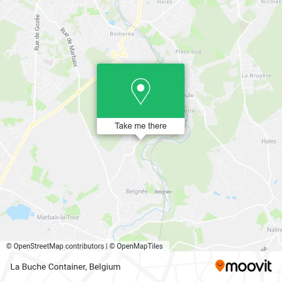 La Buche Container map