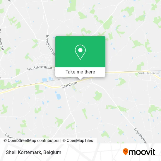 Shell Kortemark map
