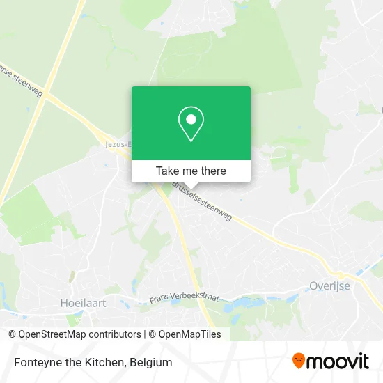 Fonteyne the Kitchen map