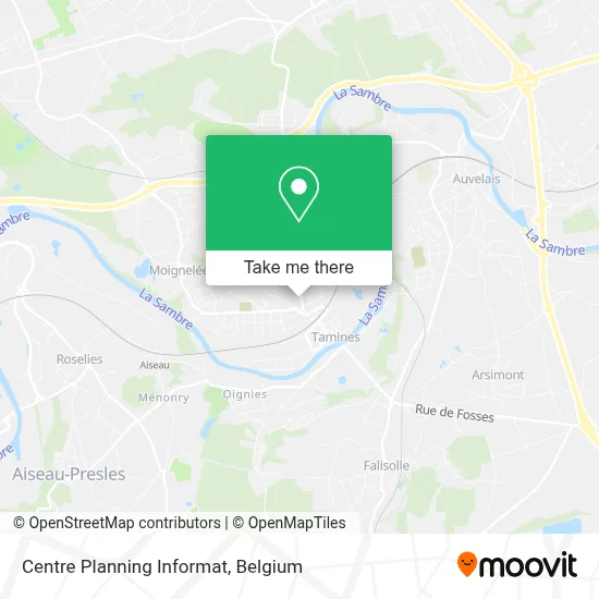 Centre Planning Informat map