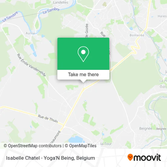 Isabelle Chatel - Yoga'N Being map