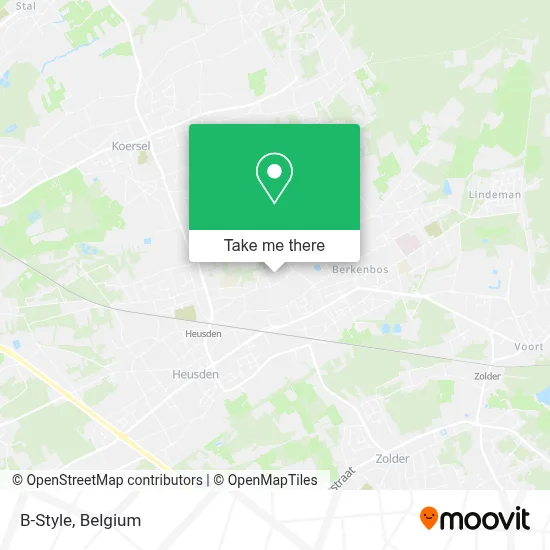 B-Style map