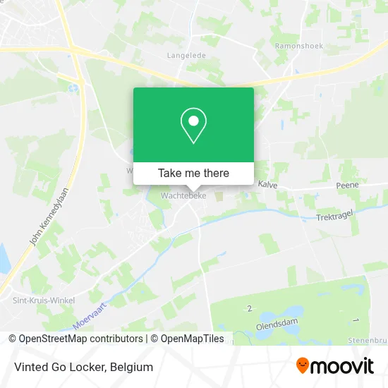 Vinted Go Locker map