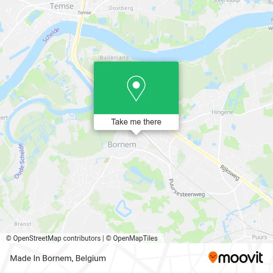 Made In Bornem map