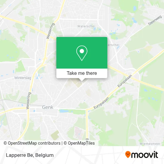 Lapperre Be map