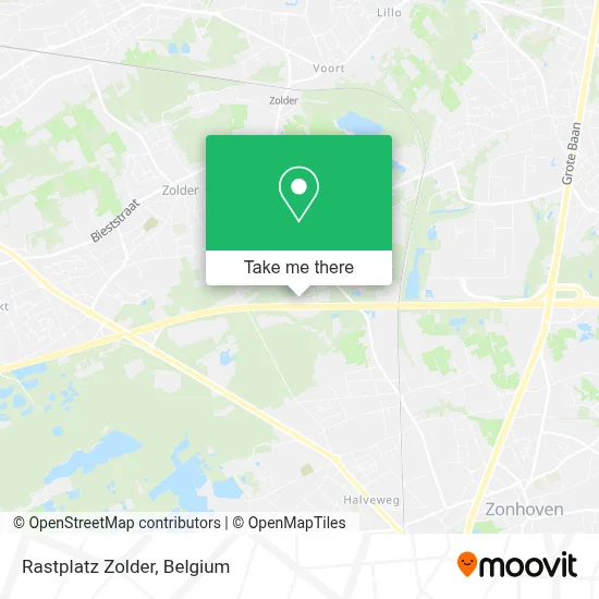 Rastplatz Zolder map