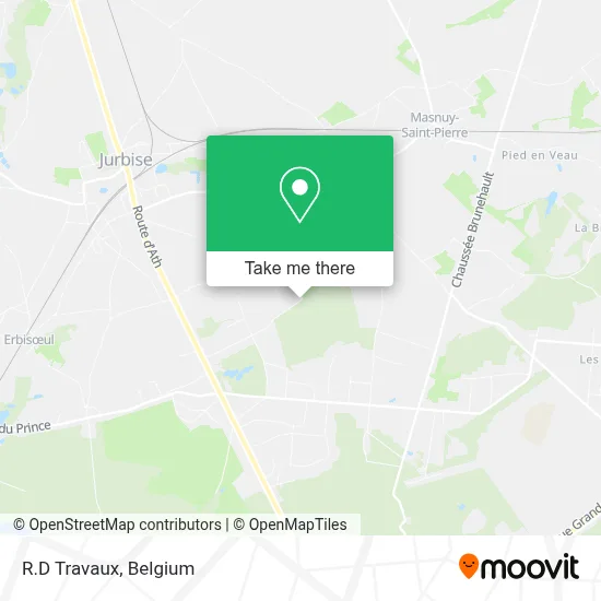 R.D Travaux map