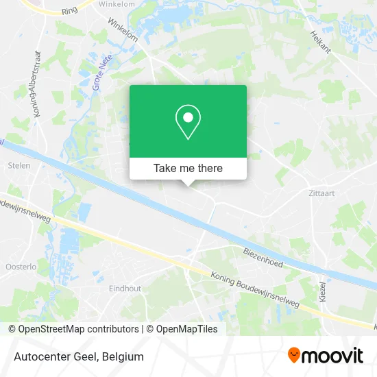Autocenter Geel map