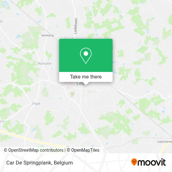Car De Springplank map