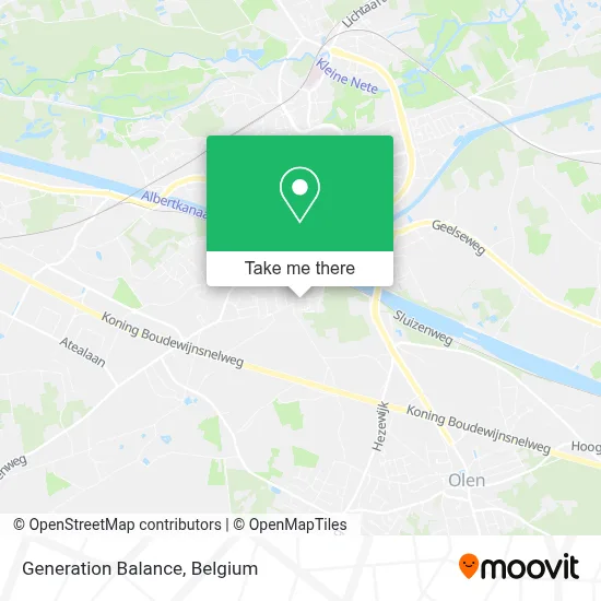 Generation Balance map