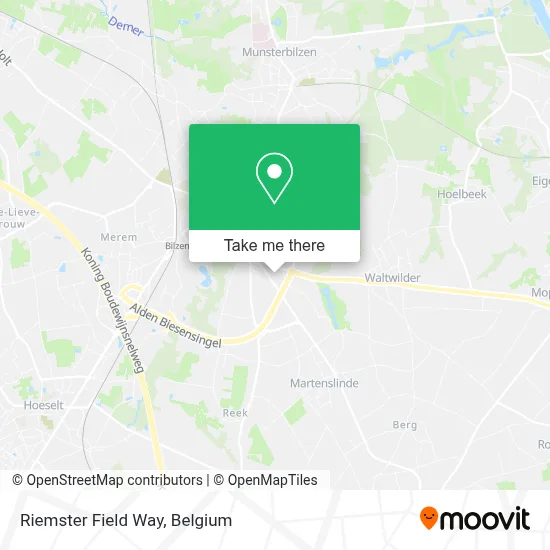 Riemster Field Way map