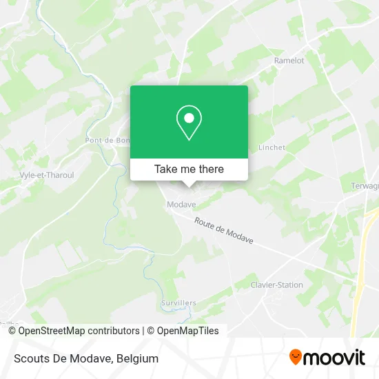Scouts De Modave map
