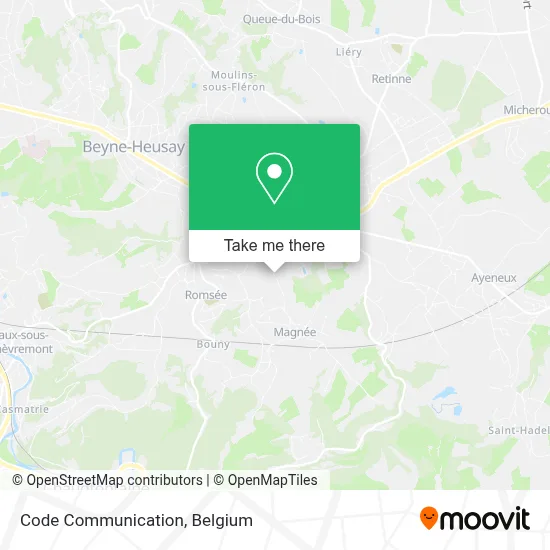 Code Communication map