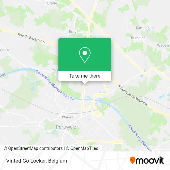 Vinted Go Locker map