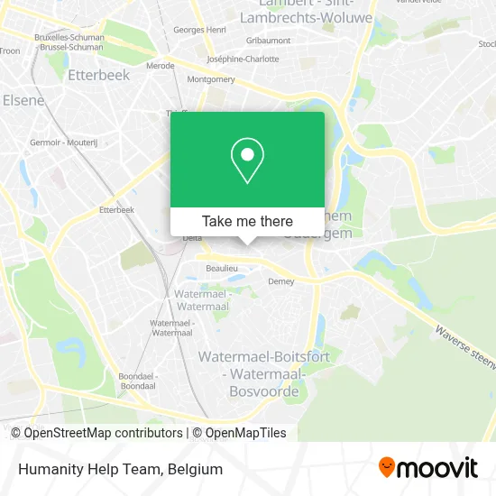 Humanity Help Team map