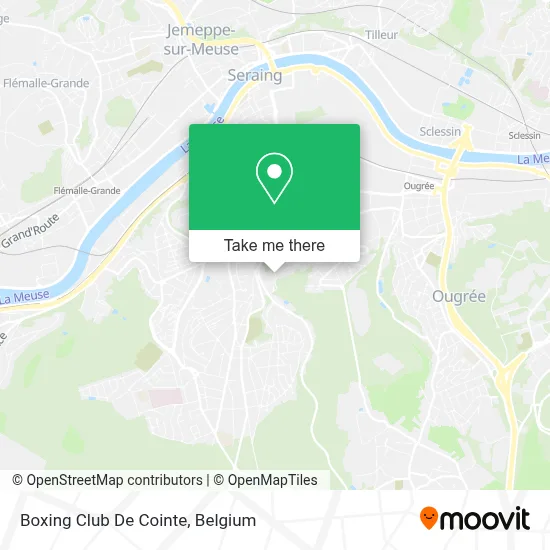Boxing Club De Cointe map