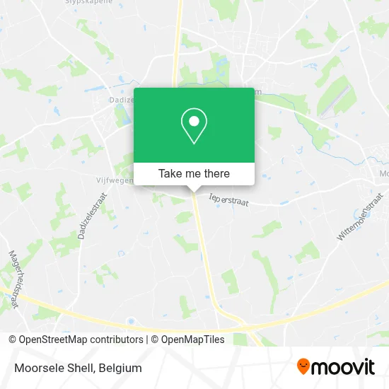 Moorsele Shell map