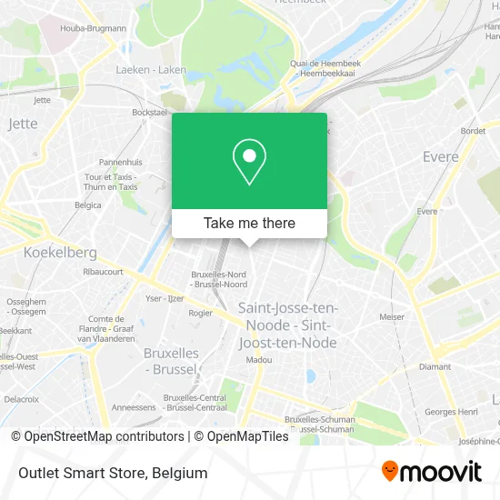 Outlet Smart Store map