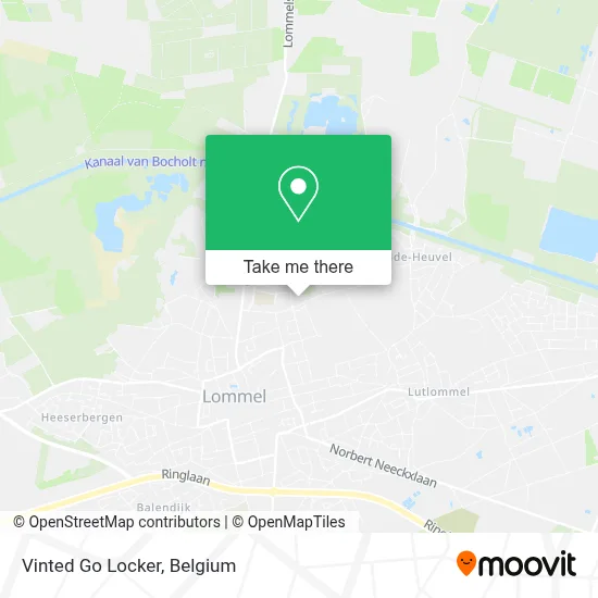 Vinted Go Locker map