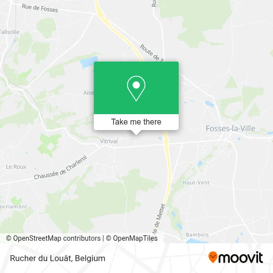 Rucher du Louât map