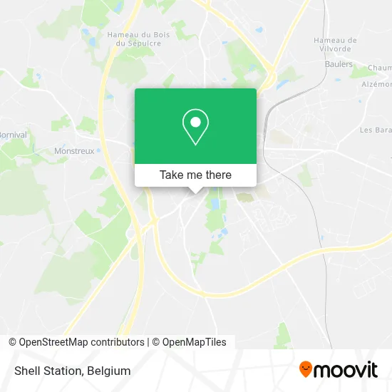 Shell Station map