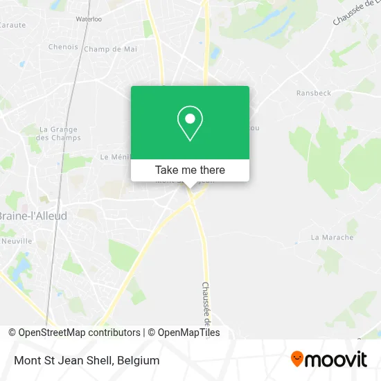 Mont St Jean  Shell map