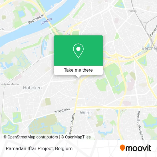 Ramadan Iftar Project map